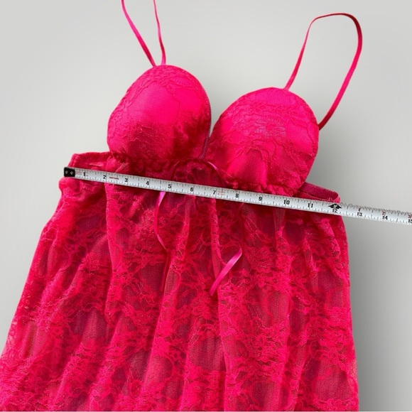 Lot/2 Hot Pink/Blue Lace Lingerie - Picture 4 of 16